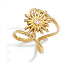 Sun Moon Ring Vintage Celestial Knuckle Rings