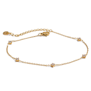 Exquisite Zircon Thin Chain Bracelet
