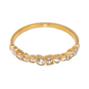 Minos Geometry Zirccon Bangle Bracelet