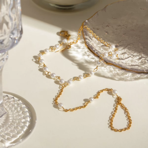 Pearl Finger Chain Minimalist Hand Chain