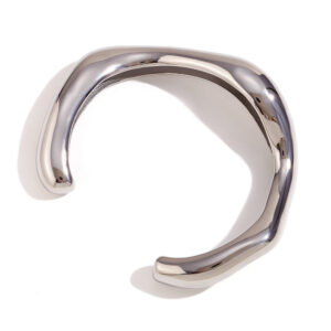 Liquid Wave Irregular Open Bangle