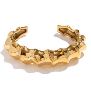 Multi-layer Bamboo Open Bangle For Women