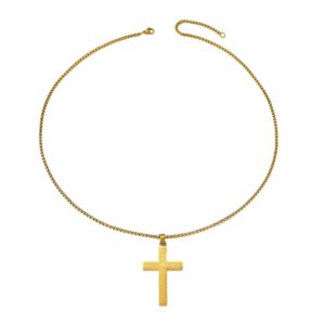 Stainless Steel Cross Pendant Necklace