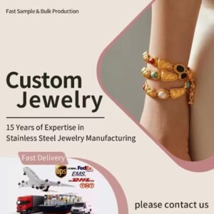 Enais High Quality Stainless Steel Jewelry Offer 3D Drawings Wholesale Hypoallergenic Custom Jewelry