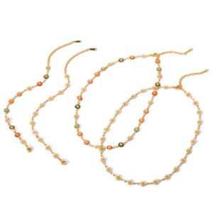 Daisy Titanium Steel Necklace Bracelet