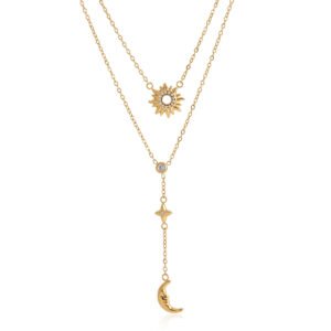 Star Sun Stainless Finger Bracelet