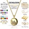 Jewelry Manufacturer ODM&OEM Service PVD Plating Jewelry Custom Minimalist Necklace Earrings Rings