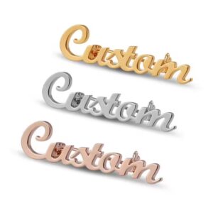 Customized Logo Name Brooches Pins