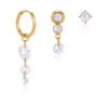 Zircon Tassel Ear Cuff Drop Earrings