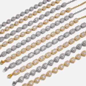 Luxury Mixed Shape Zirconia Tennis Bracelet