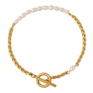 Baroque Natural Pearl Bracelet Freshwater Pearl Beads Bracelets
