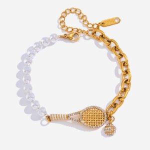 Cubic Zirconia Bracelet Jewelry 316L Stainless Steel Bracelet