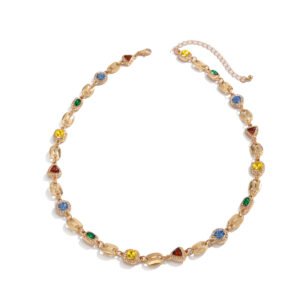 Vintage Luxury Shiny Clavicle Chain Necklace for Men