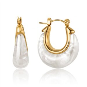 U Shape Non Tarnish Ear Cuff Hoop Earrings