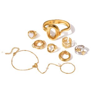Titanium Steel Luxury Jewelry Set