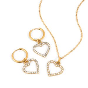Titanium Steel Luxury Jewelry Set For Women